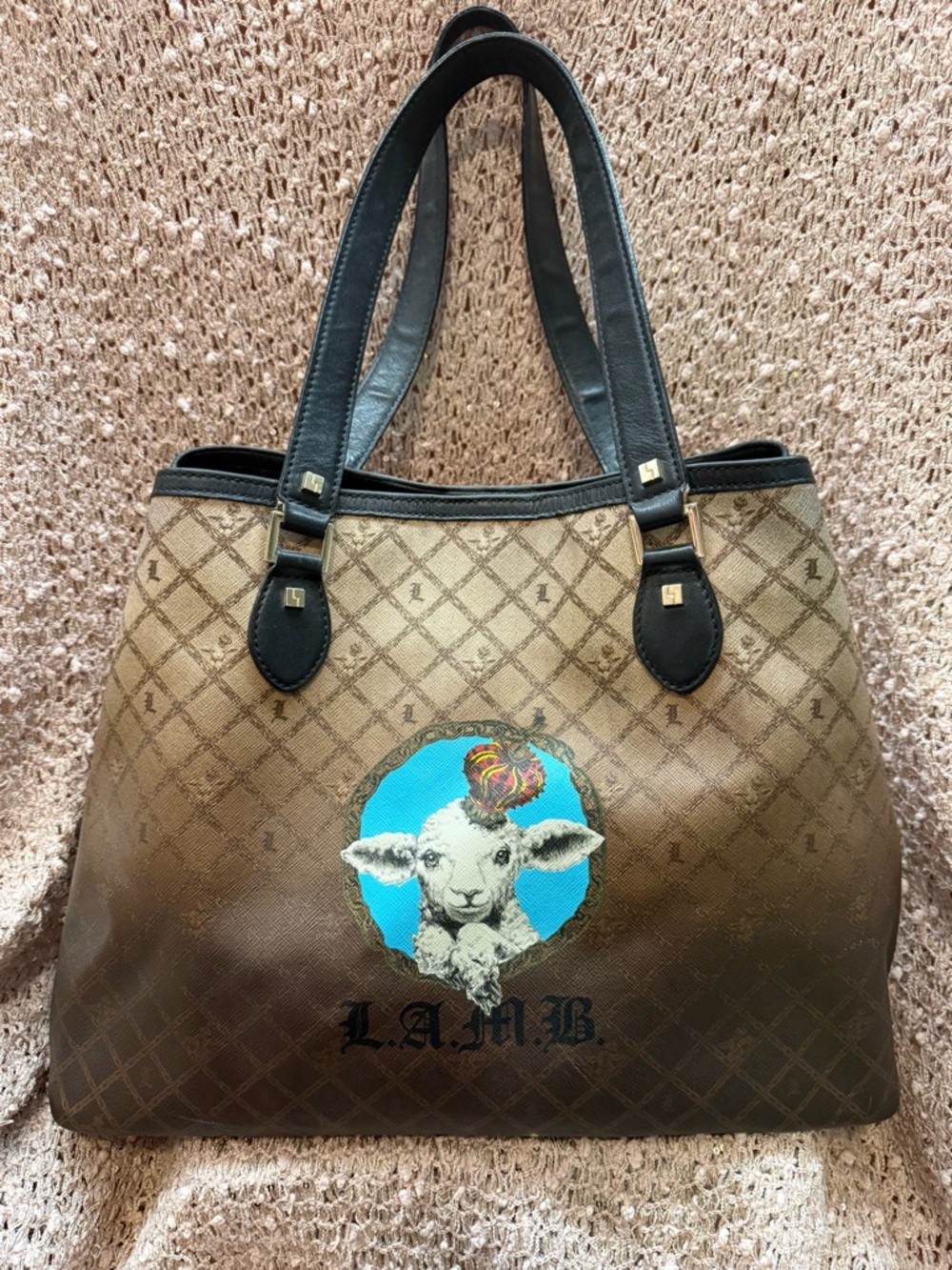 🐑🐑💋 Vintage L.A.M.B. by Gwen Stefani Tote Bag